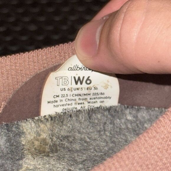 Allbirds Tree Breezers Muave / Pink Knit Ballet Flats Comfort Shoes Women Size 6 - Picture 8 of 8